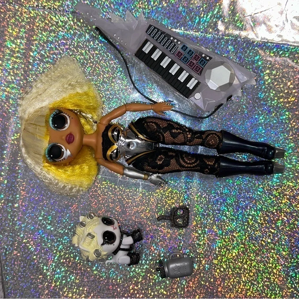 L.O.L. Surprise! LOL Surprise OMG ROCK FAME QUEEN Doll GOO GOO MEW MEW MEOW Pet